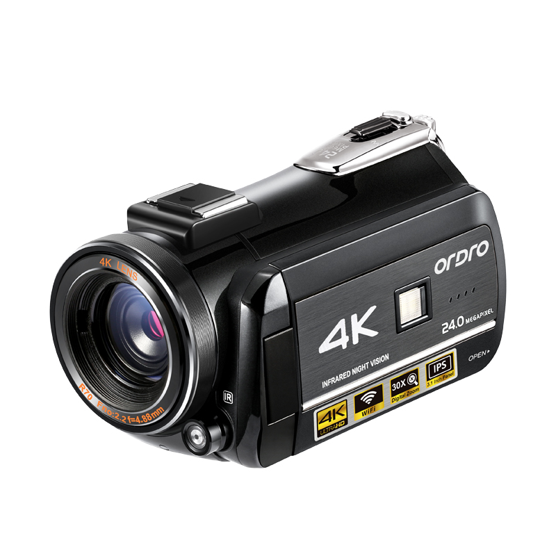 欧达AC3家用数码摄像机高清4K会议拍摄影机录课旅游婚庆影像记录