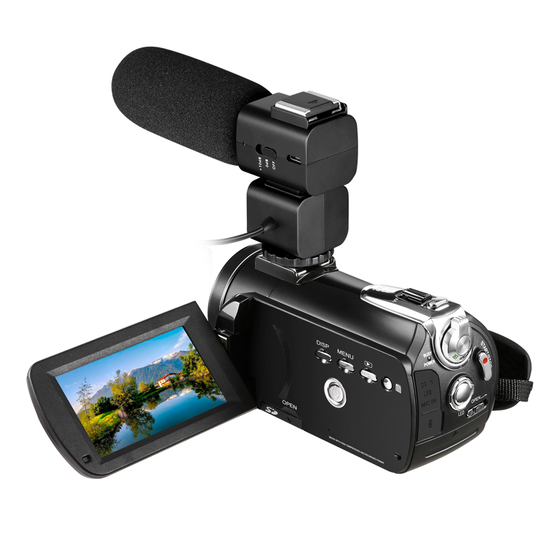 欧达AC5光学变焦4K数码摄像机