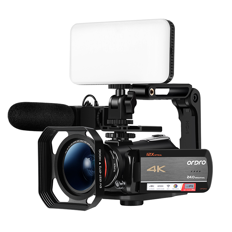 博亚AC5光学变焦4K数码摄像机