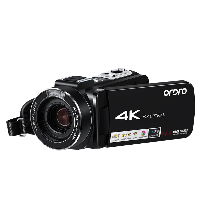 博亚AC7高清4K数码摄像机旅行DV婚庆视频直播家用防抖摄影机